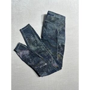 EUC Lululemon Power Thru High Rise Tight Black 27" Pockets Womens Size 6 W5AUYSZ